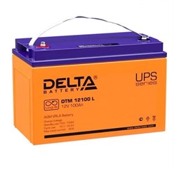 Аккумулятор Delta DTM 12100 L (12В, 100Ач) AGM - фото 4927