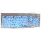 Gembird KB-9848L Silver/Blue PS/2